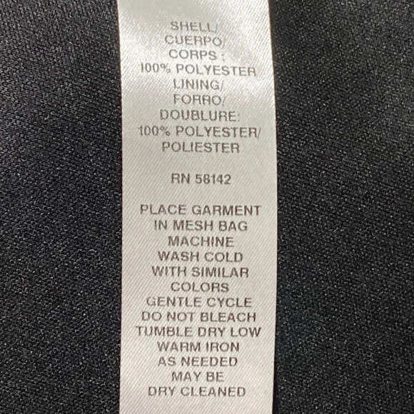 Maggy London Cream Black Striped Lace Sheath Dress - Picture 8 of 8